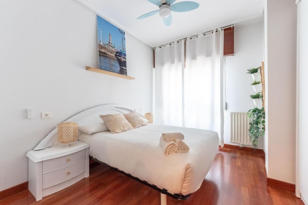 Ferienwohnung Acogedor Piso En Santurtzi .Parking Privado Exterior foto